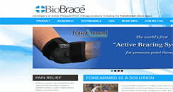Desktop Screenshot of biobrace.com